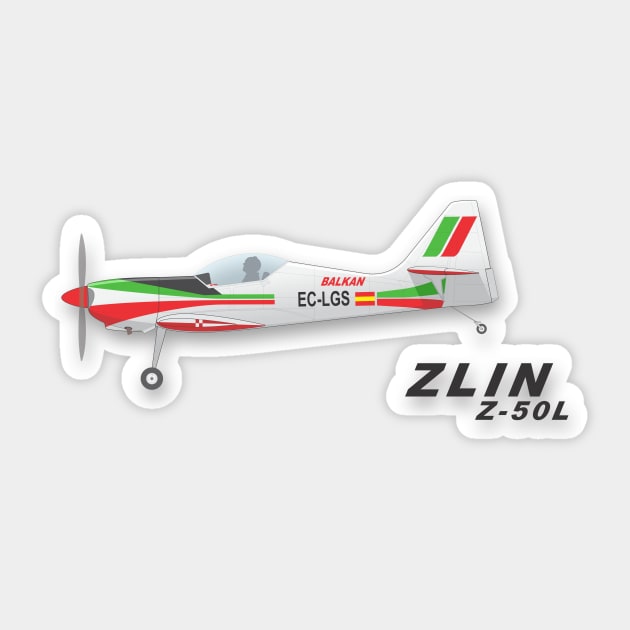 Zlin Z-50L Sticker by GregThompson